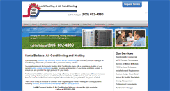Desktop Screenshot of mccormackhvac.com