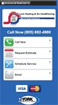 Mobile Screenshot of mccormackhvac.com